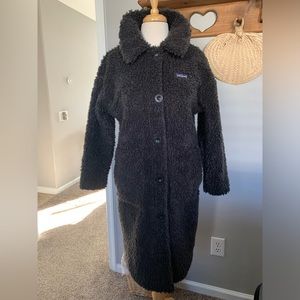 Patagonia long teddy coat